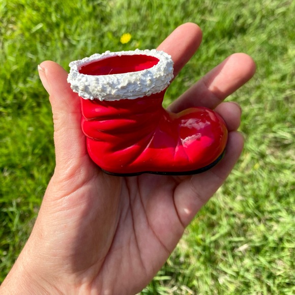 Vintage Ceramic Santa & Boot - Picture 5 of 5